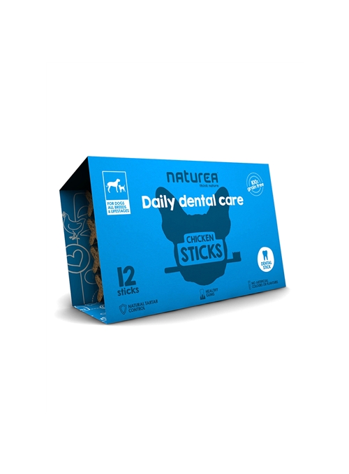 NATUREA DOG 12 DENTAL STICKS - Frango - 12 unidades - NR126