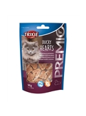 TRIXIE CAT SNACK PREMIO HEARTS - Pato e Peixe - 50gr - TX42705