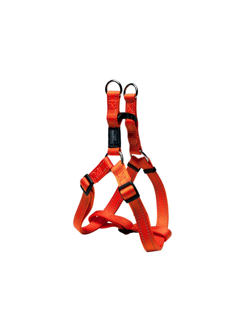 ROGZ PEITORAL STEP-IN CLASSIC UTILITY REFLECTIVE LARANJA - Laranja - S - RSSJ14D