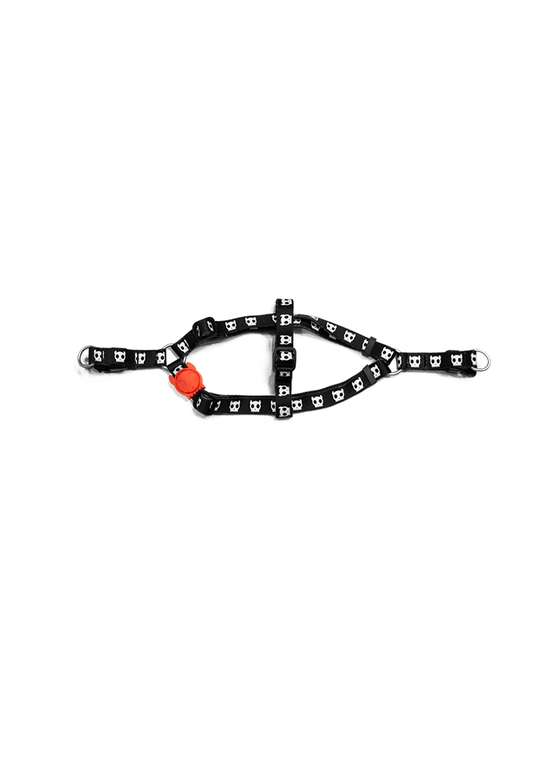 ZEE.DOG PEITORAL STEP-IN SKULL - L - ZDHARN18