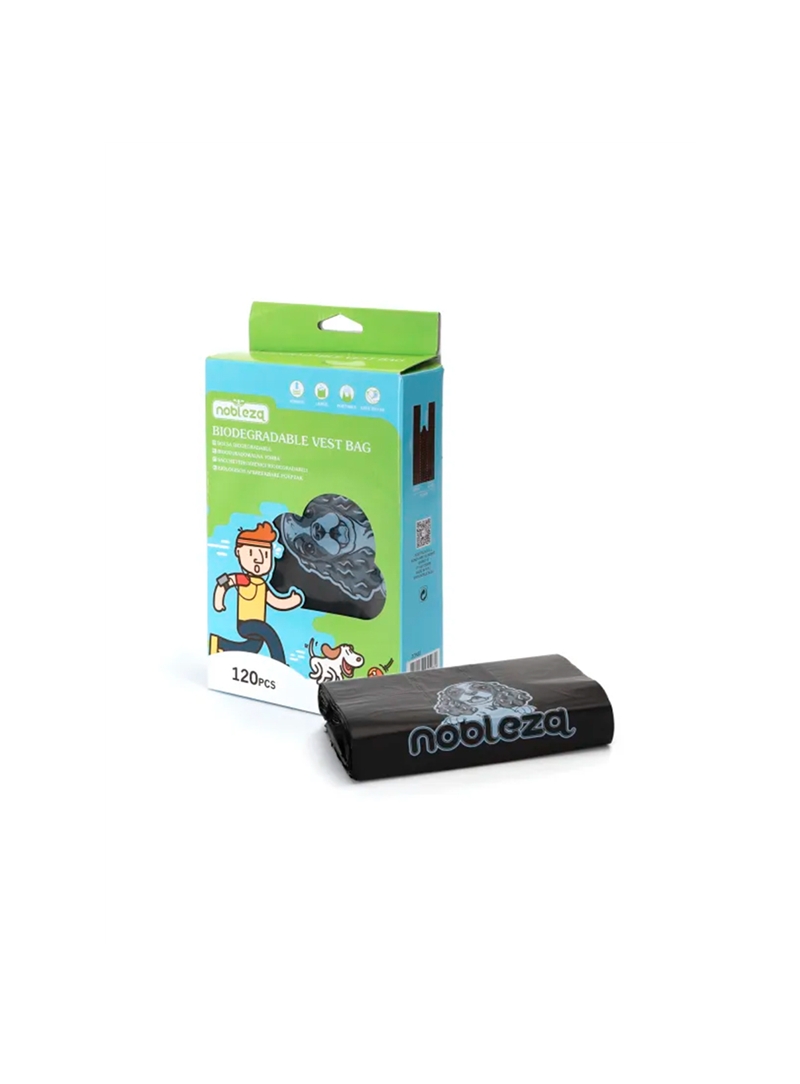 NOBLEZA CAIXA SACOS BIODEGRADÁVEIS - Preto - 120 unidades - NBZ55982 NOBLEZA CAIXA SACOS BIODEGRADÁVEIS - Preto - 120 unidades - NBZ55982