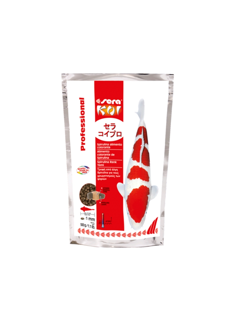 SERA KOI PROFESSIONAL SPIRULINA - ALIMENTO COLORANTE - 500gr - SE07031 SERA KOI PROFESSIONAL SPIRULINA - ALIMENTO COLORANTE - 500gr - SE07031