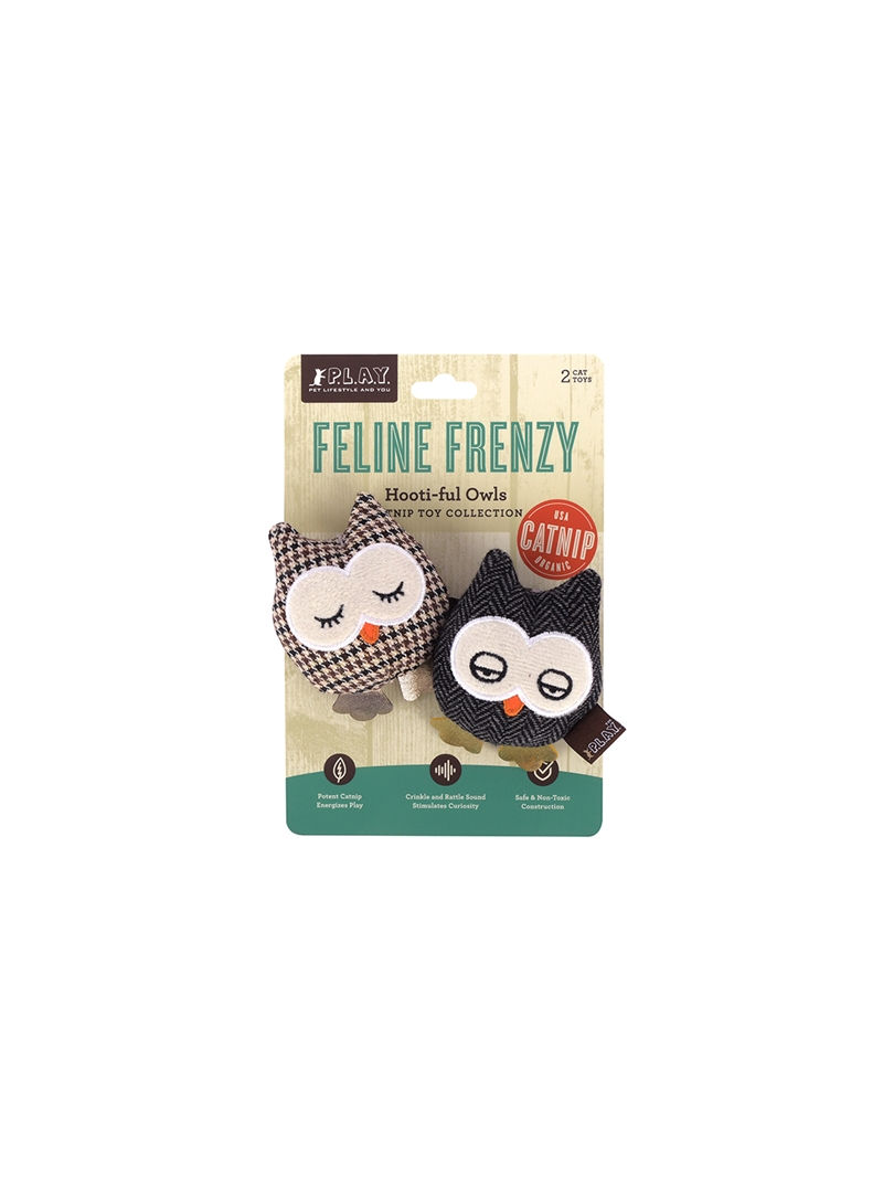 PLAY CAT FRENZY HOOTI-FUL OWLS - 2 unidades - PY6ASF