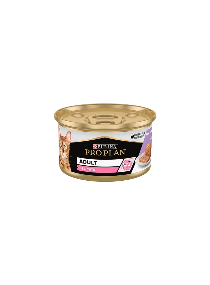 PRO PLAN DELICATE MOUSSE PERU LATA - 85gr - P12534525