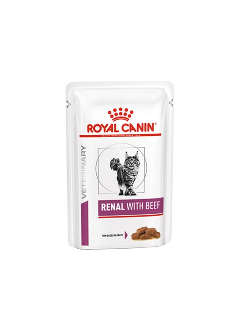ROYAL CANIN CAT RENAL WITH BEEF - GRAVY - 85gr - RC4031001