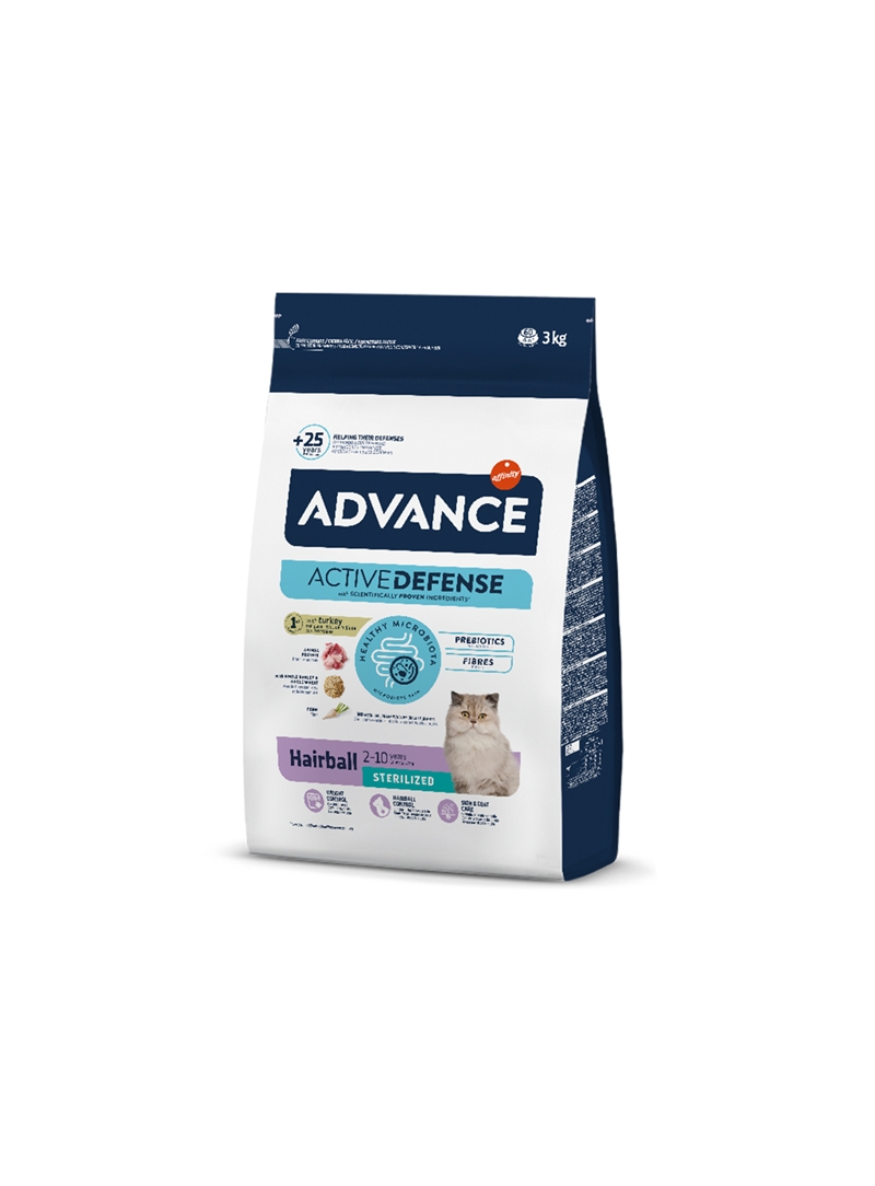 ADVANCE CAT STERILIZED HAIRBALL - 1,5kg - AD962525 ADVANCE CAT STERILIZED HAIRBALL - 1,5kg - AD962525