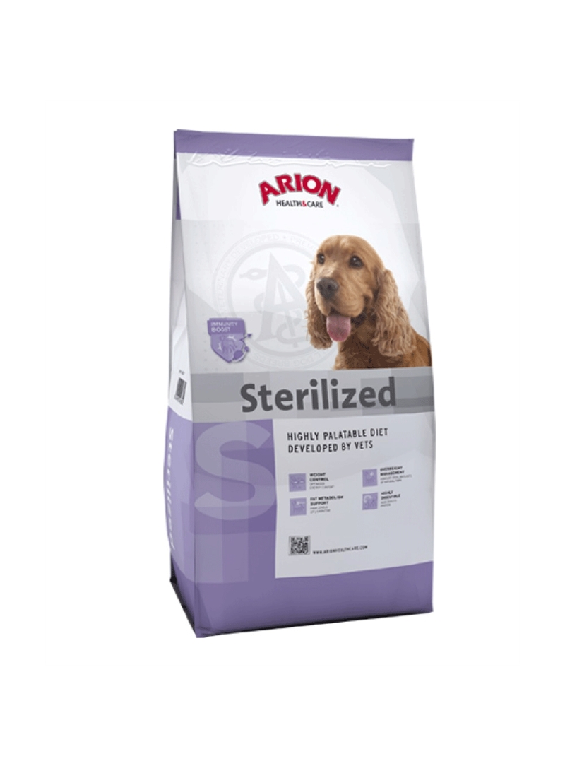 ARION HEALTH & CARE DOG STERILIZED - 3kg - F03403 ARION HEALTH & CARE DOG STERILIZED - 3kg - F03403