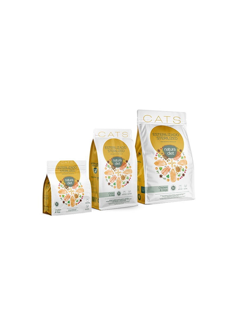 NATURA DIET CAT STERILIZED CHICKEN - 400gr - DN10020