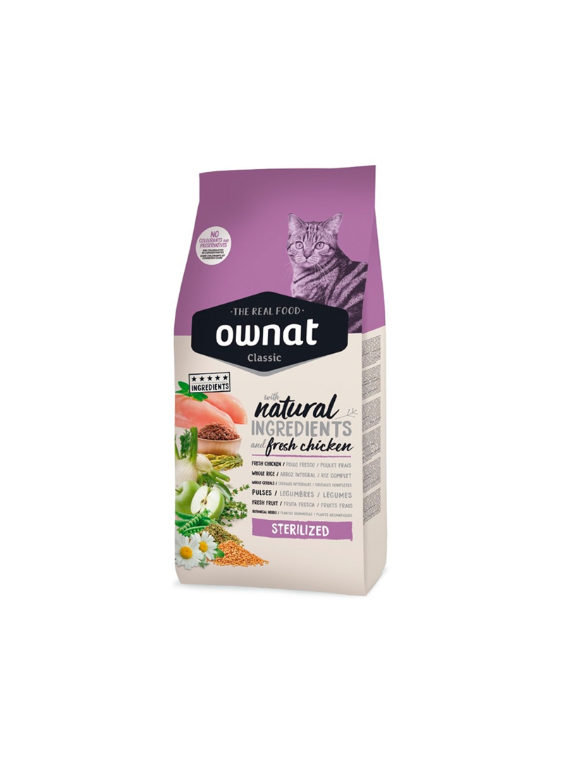 OWNAT CAT CLASSIC STERILIZED ADULT - 1,5kg - O031428 OWNAT CAT CLASSIC STERILIZED ADULT - 1,5kg - O031428