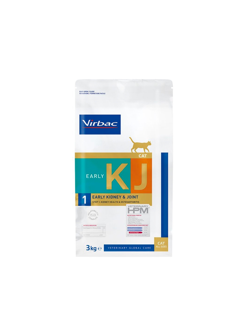 VIRBAC CAT KJ1 EARLY KIDNEY JOINT - 1,5kg - RACATEK1,5 VIRBAC CAT KJ1 EARLY KIDNEY JOINT - 1,5kg - RACATEK1,5