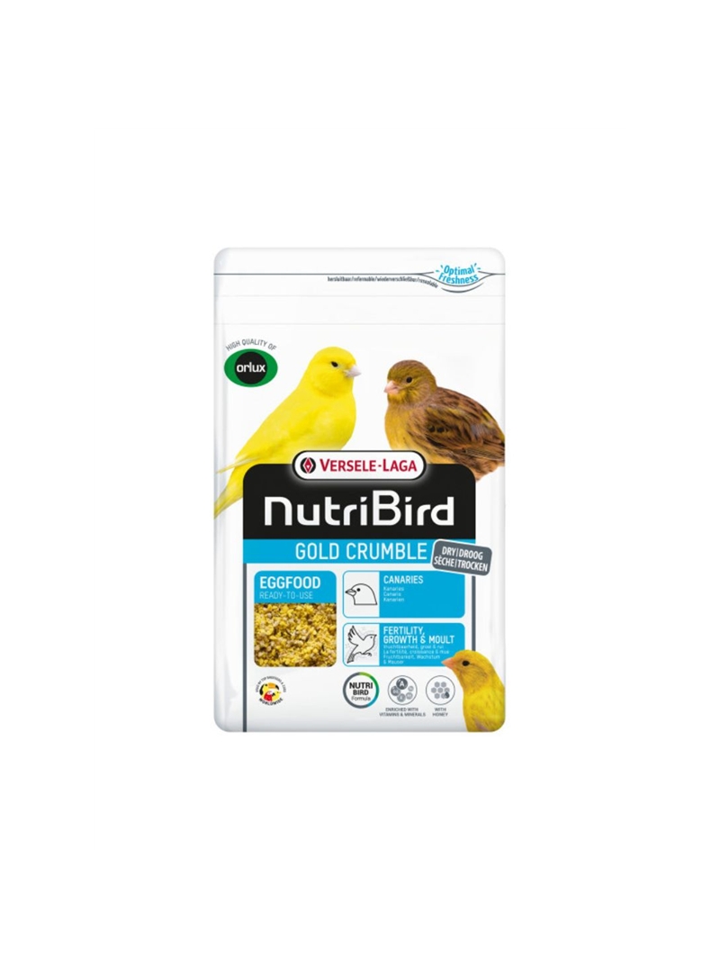 VERSELE LAGA NUTRIBIRD GOLD CRUMBLE PAPA SECA AMARELA - 1kg - I422247 VERSELE LAGA NUTRIBIRD GOLD CRUMBLE PAPA SECA AMARELA - 1kg - I422247