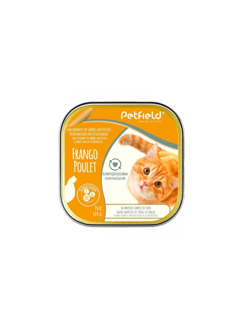 PETFIELD CAT WETFOOD CHICKEN - Frango - 100gr - PETFLD-WC1002
