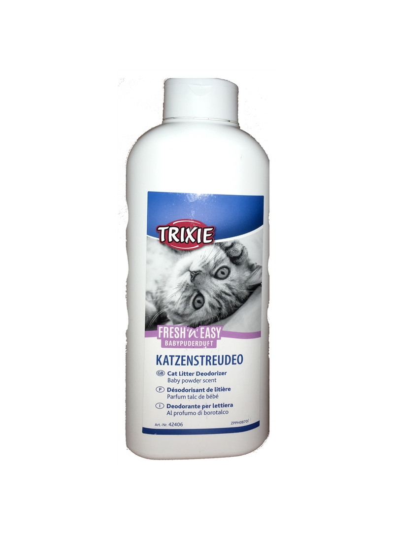 TRIXIE | DESODORIZANTE P/ LITTER "FRESH"N"EASY" - Talco - 750gr - TX42406 TRIXIE | DESODORIZANTE P/ LITTER "FRESH"N"EASY" - Talco - 750gr - TX42406