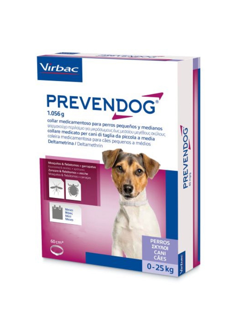PREVENDOG COLEIRA ANTIPARASITÁRIA - CÃES PEQUENOS/MÉDIOS - 1 unidade - PREVEND60 PREVENDOG COLEIRA ANTIPARASITÁRIA - CÃES PEQUENOS/MÉDIOS - 1 unidade - PREVEND60