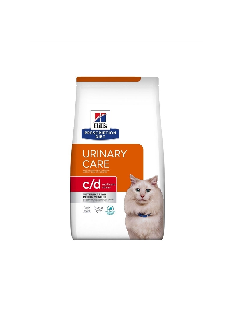 HILLS PD FELINE URINARY CARE C/D STRESS PEIXE DO OCEANO - 3kg - 606772