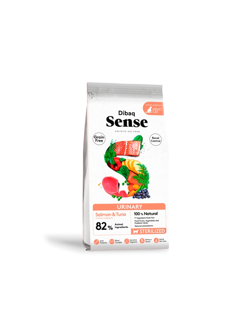 DIBAQ SENSE CAT GRAIN FREE URINARY STERILIZED - 1,5kg - D8007N DIBAQ SENSE CAT GRAIN FREE URINARY STERILIZED - 1,5kg - D8007N