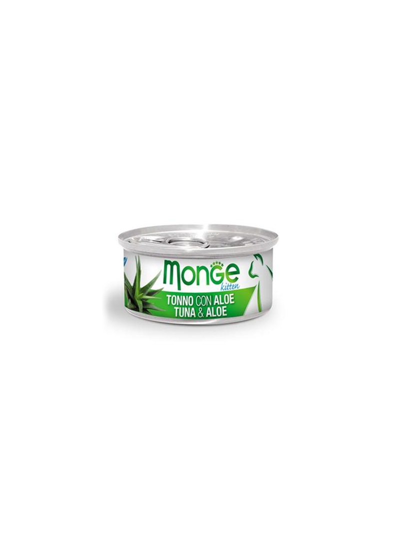 MONGE KITTEN WET - Atum com Alóe - 80gr - MO5982 MONGE KITTEN WET - Atum com Alóe - 80gr - MO5982