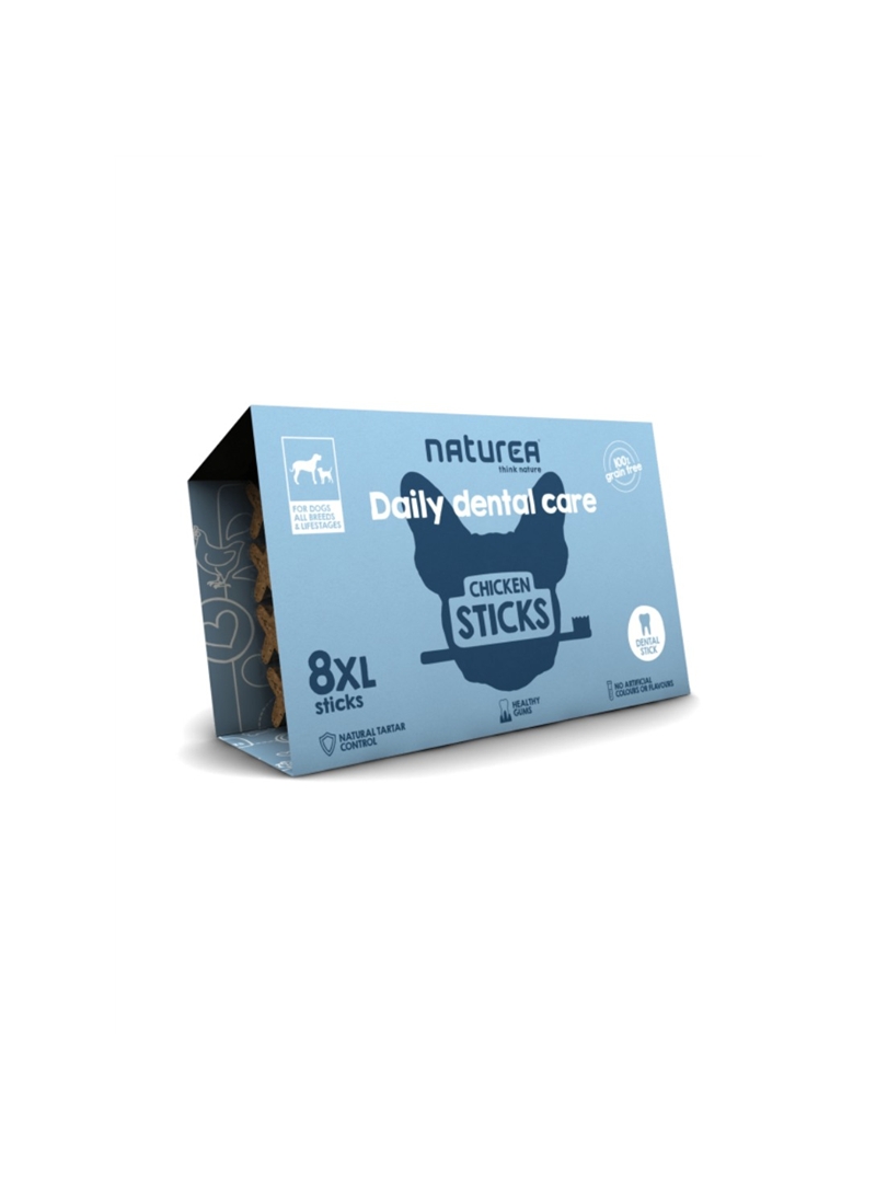 NATUREA DOG DENTAL STICKS XL - Frango - 8 unidades - NR118