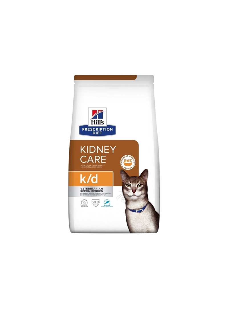 HILLS PD FELINE KIDNEY CARE K/D WITH TUNA - 3kg - 605992