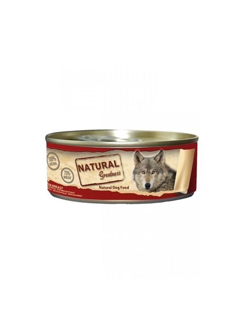 NATURAL GREATNESS DOG WET CHICKEN BREAST - Frango - 156gr - NGWD-UP-5N