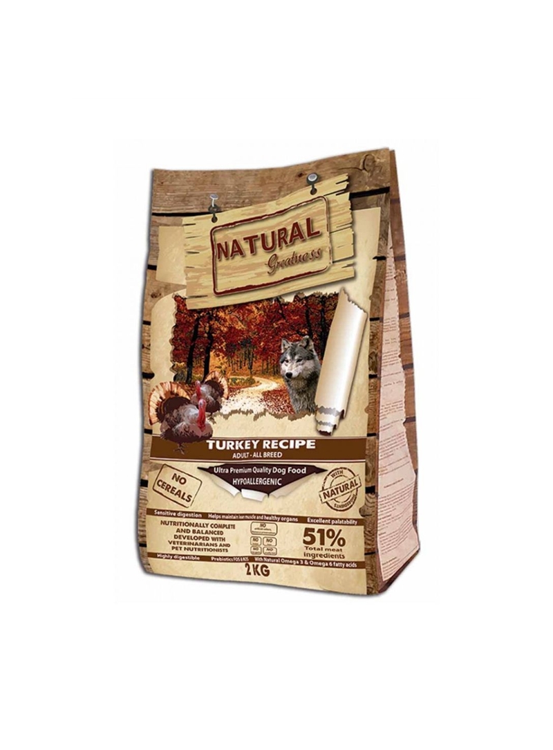 NATURAL GREATNESS DOG ADULT TURKEY - 2kg - NGD-SP-03-1
