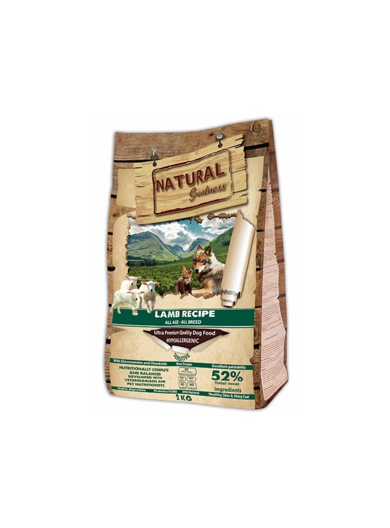 NATURAL GREATNESS DOG ADULT LAMB - 2kg - NGD-UP-03-1 NATURAL GREATNESS DOG ADULT LAMB - 2kg - NGD-UP-03-1