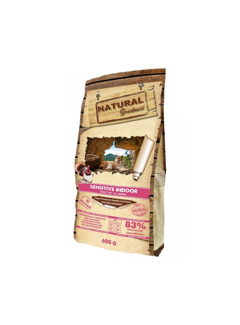 NATURAL GREATNESS CAT SENSITIVE INDOOR - 600gr - NGC-SP-01-1 NATURAL GREATNESS CAT SENSITIVE INDOOR - 600gr - NGC-SP-01-1