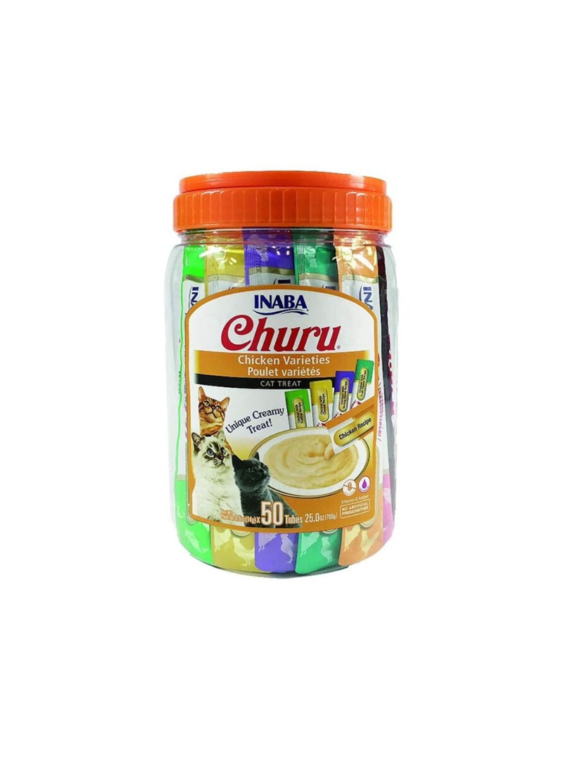 CHURU CAT BOX VARIEDADES DE FRANGO - Frango - 50 x 14gr - EU152