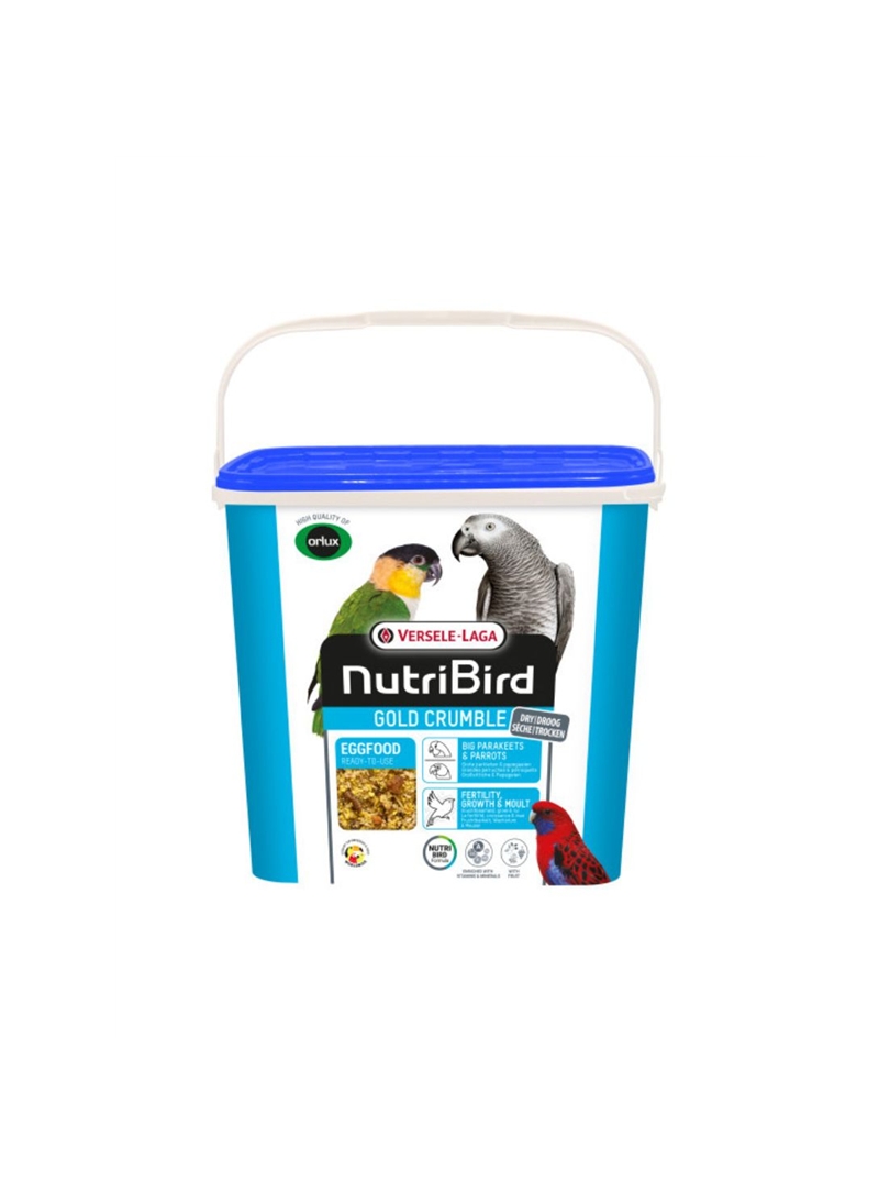 VERSELE LAGA NUTRIBIRD GOLD CRUMBLE GRANDES PERIQUITOS E PAPAGAIOS - 4KG - VL422372