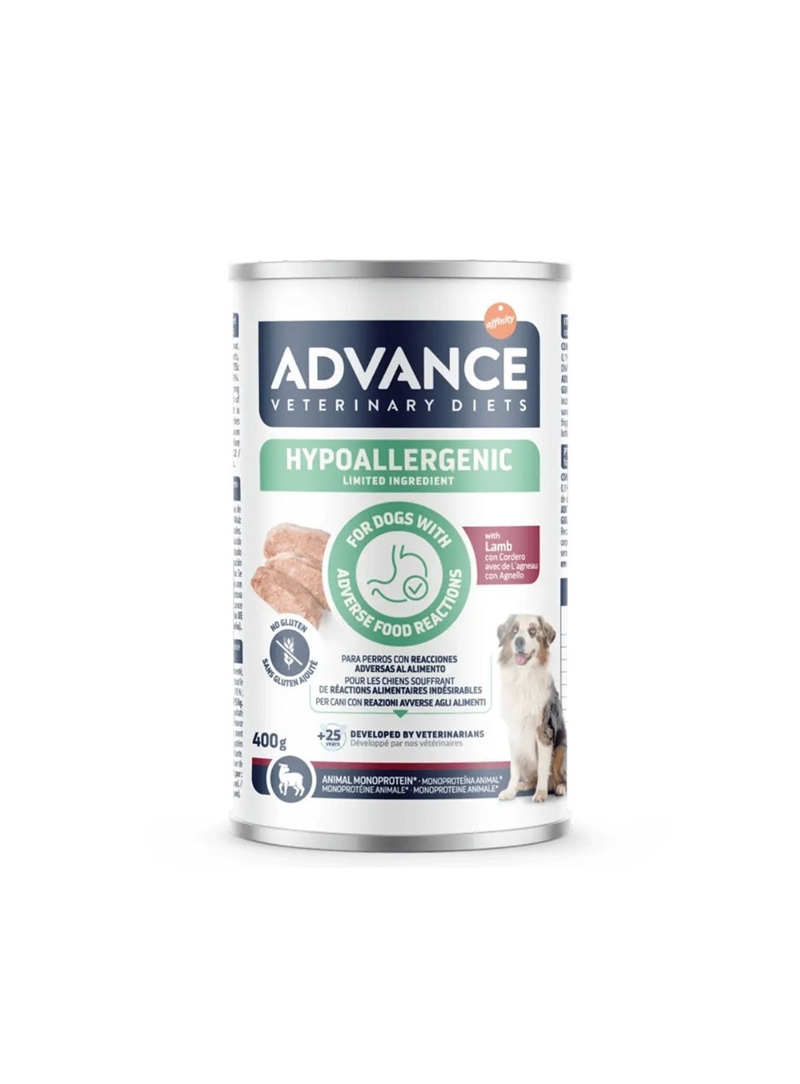 ADVANCE VET DOG MEDIUM/MAXI HYPOALLERGENIC CORDEIRO - 400gr - 10013287