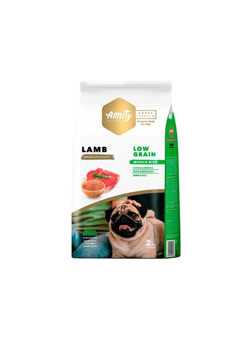 AMITY SUPER PREMIUM LOW GRAIN DOG ADULT MINI LAMB - 7kg - AM50045