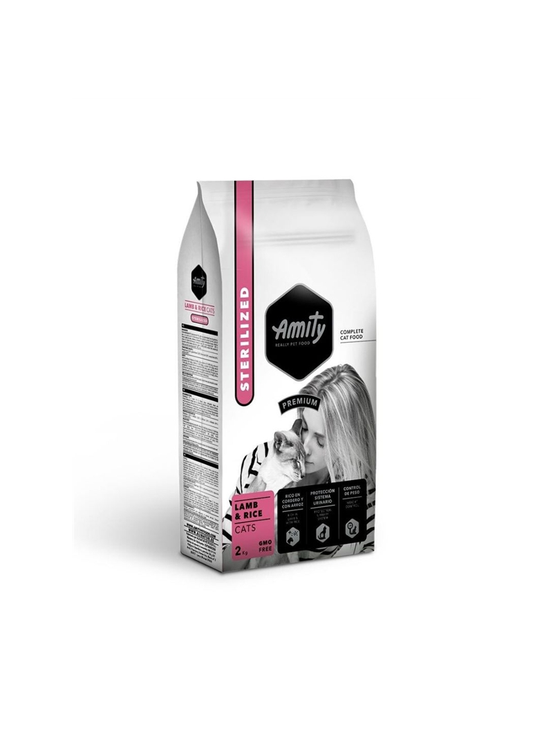 AMITY PREMIUM CAT ADULT STERILIZED LAMB E RICE - 2kg - AM30082