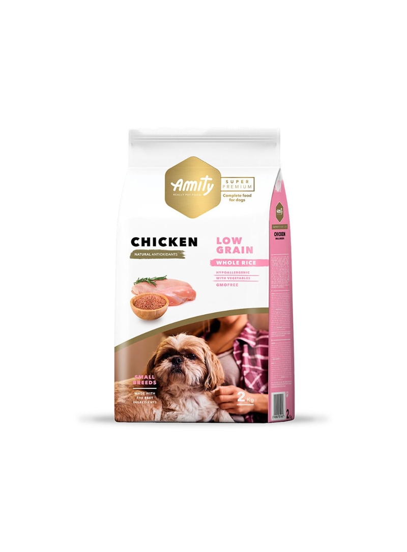 AMITY SUPER PREMIUM LOW GRAIN DOG ADULT MINI CHICKEN - 2kg - AM50022