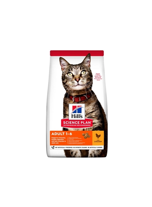 HILLS SP FELINE ADULT WITH CHICKEN - 10kg - 604174