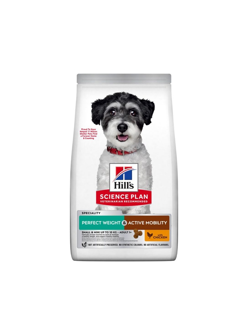 HILLS SP CANINE ADULT PERFECT WEIGHT ACTIVE MOBILITY WITH CHICKEN - 1,5kg - 607067