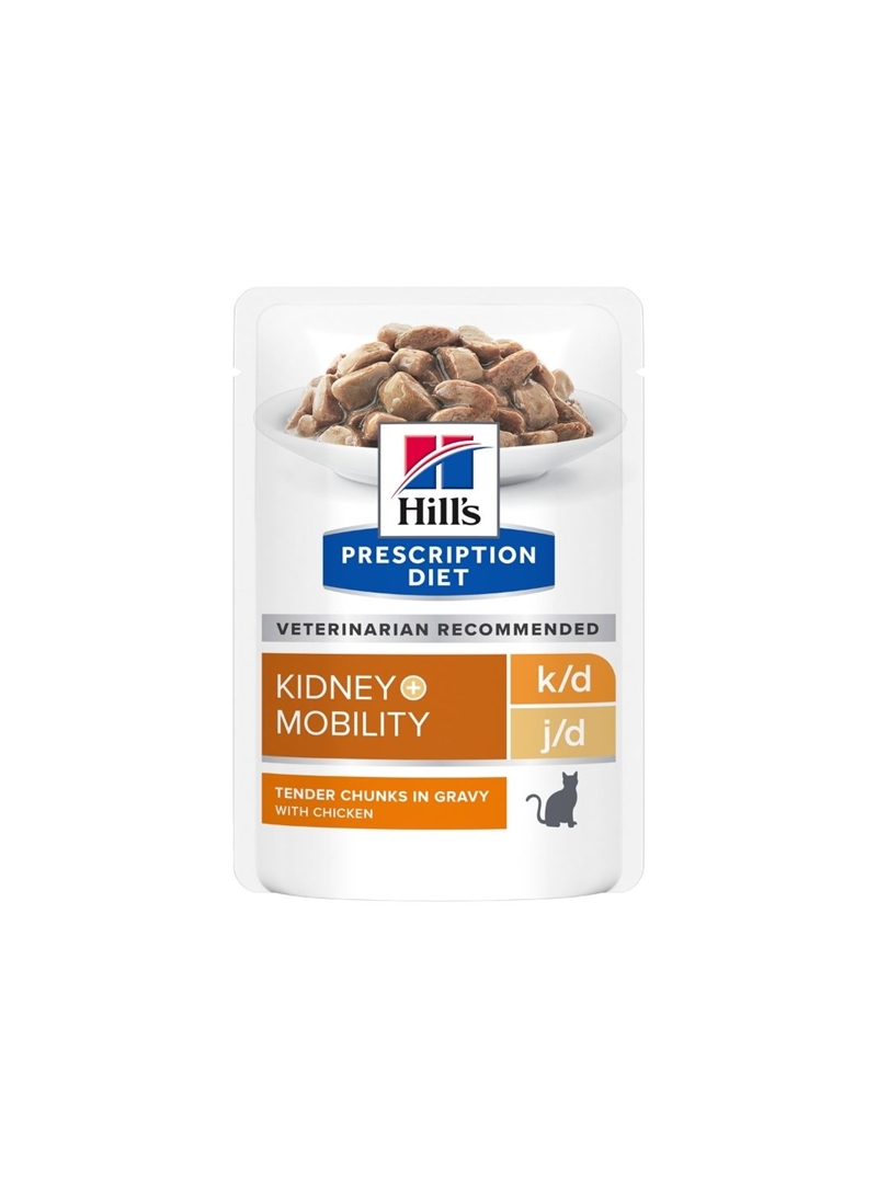 HILLS PD FELINE K/D + J/D KIDNEY MOBILITY - 85gr - 607554 HILLS PD FELINE K/D + J/D KIDNEY MOBILITY - 85gr - 607554