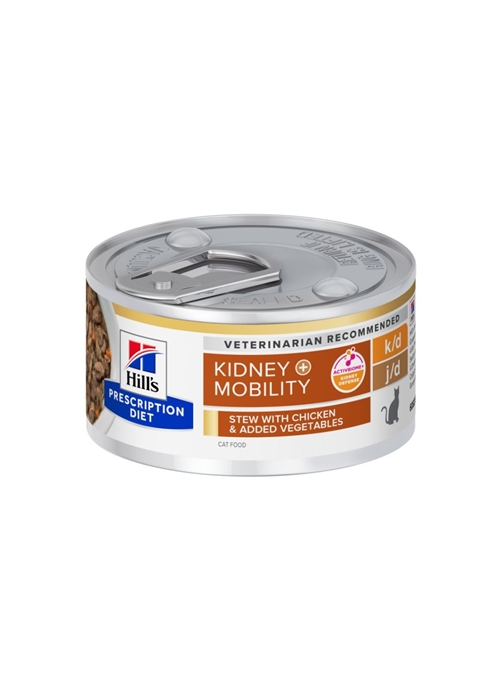 HILLS PD FELINE K/D + J/D KIDNEY MOBILITY STEW WITH CHICKEN - 82gr - 608209