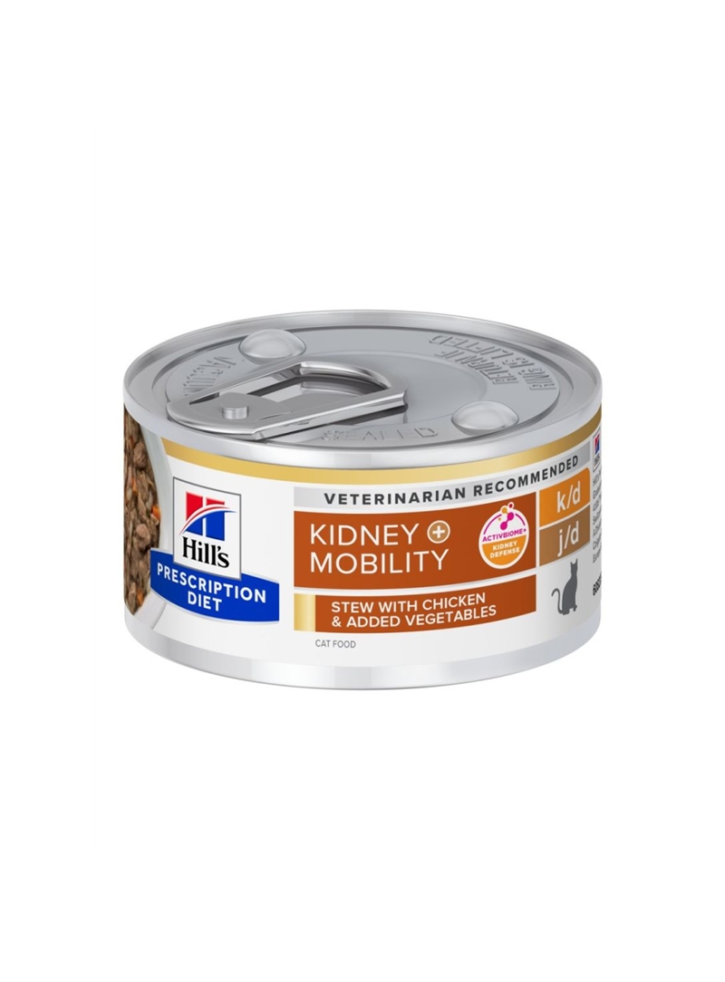 HILLS PD FELINE K/D + J/D KIDNEY MOBILITY STEW WITH CHICKEN - 82gr - 608209