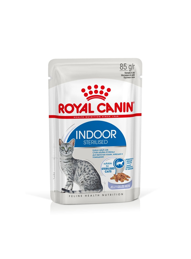 ROYAL CANIN INDOOR STERILISED CAT - Jelly - 85gr - RC1288000 ROYAL CANIN INDOOR STERILISED CAT - Jelly - 85gr - RC1288000