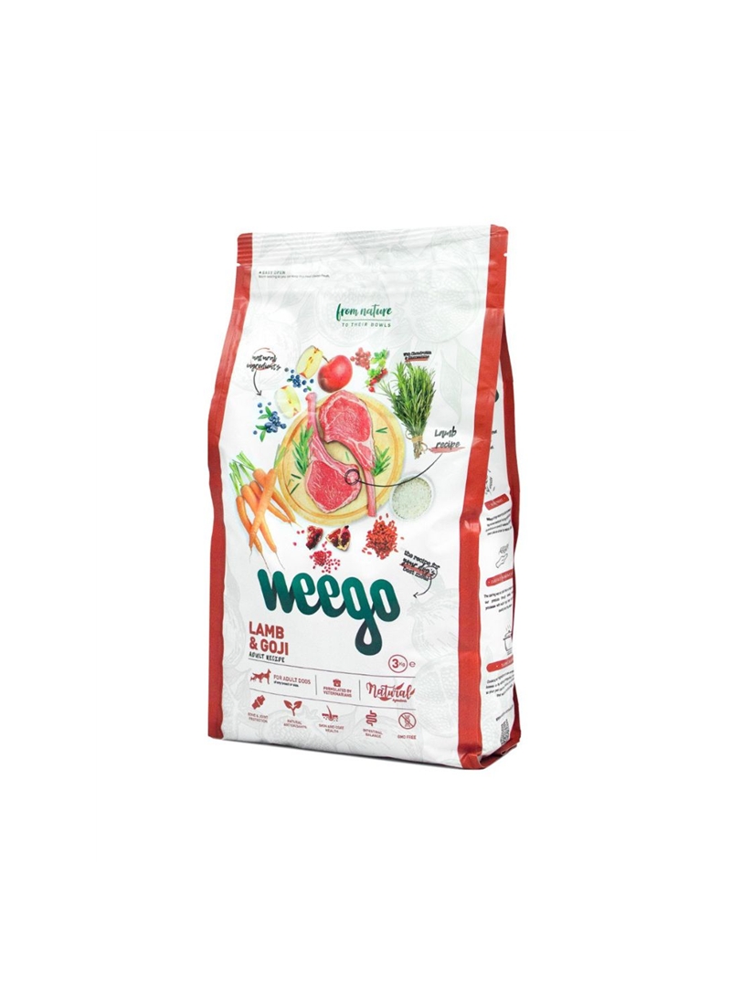 WEEGO DOG FOOD LAMB & GOJI - 3kg - WDF07