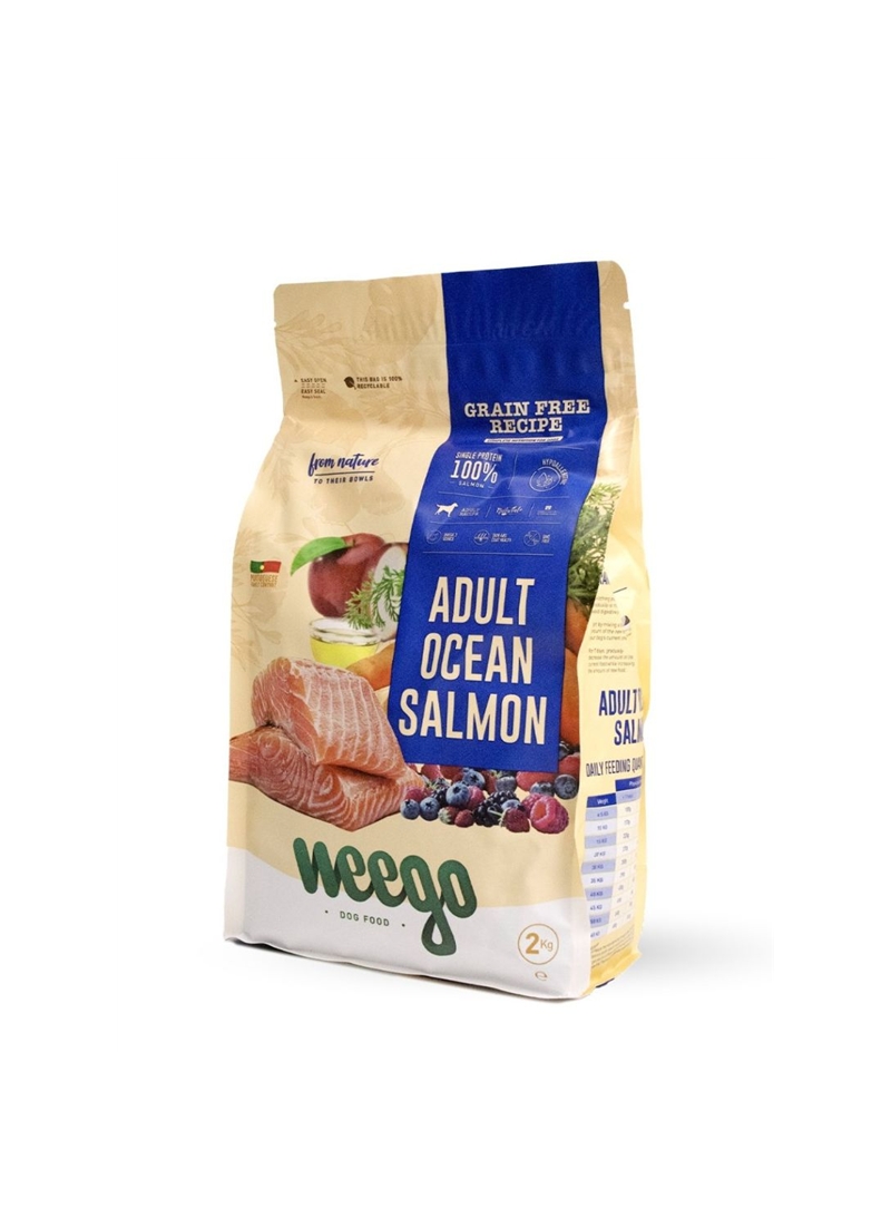 WEEGO GRAIN FREE DOG FOOD ADULT OCEAN SALMON - 2kg - WDF15