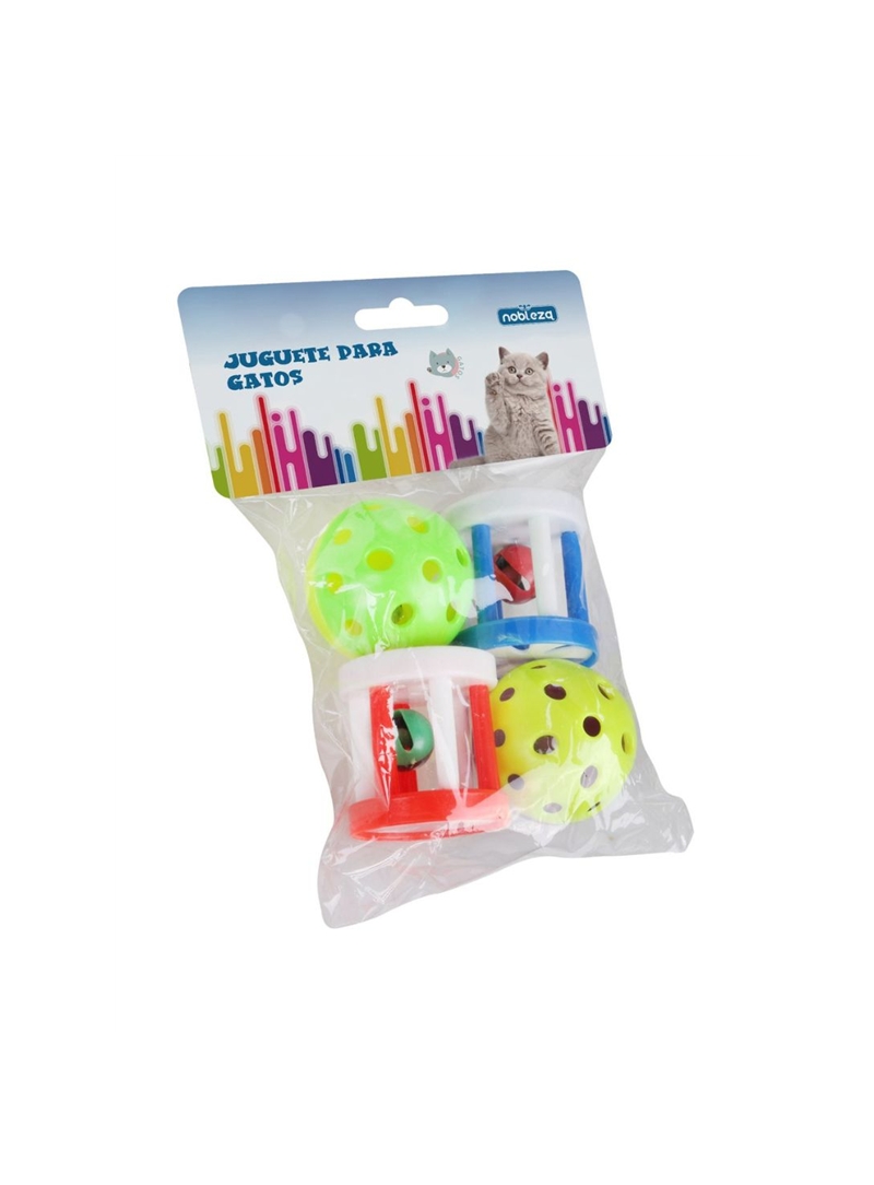 NOBLEZA CONJUNTO DE BRINQUEDOS DE BOLA - 4,3 x 4cm - NBZ6265