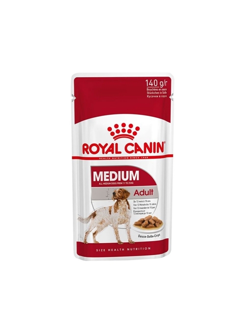 ROYAL CANIN MEDIUM ADULT - SAQUETA - 140gr - RCMAD140