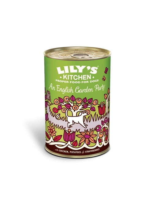 LILYS KITCHEN DOG AN ENGLISH GARDEN PARTY - Frango com Morangos - 400gr - 12496433