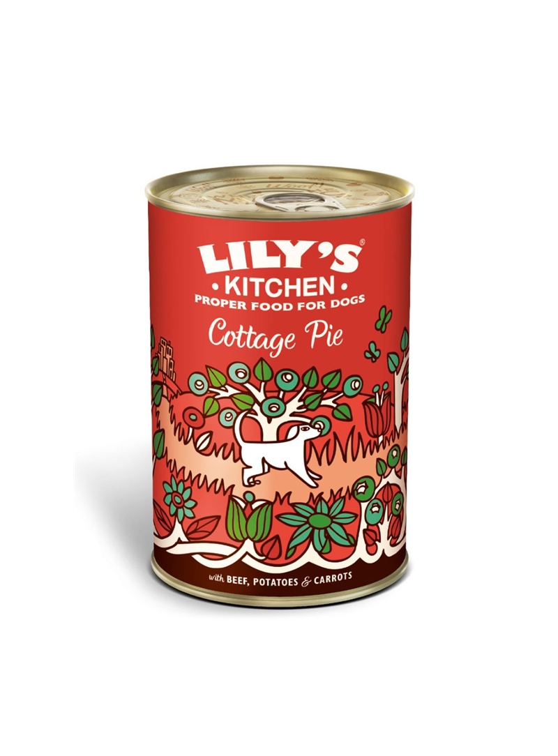 LILYS KITCHEN DOG COTTAGE PIE - Vaca, Batata e Cenoura - 400gr - 12489216