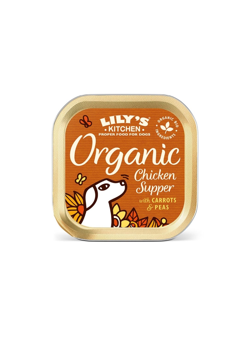 LILYS KITCHEN DOG ORGANIC HÚMIDO FRANGO - 150gr - 12583508