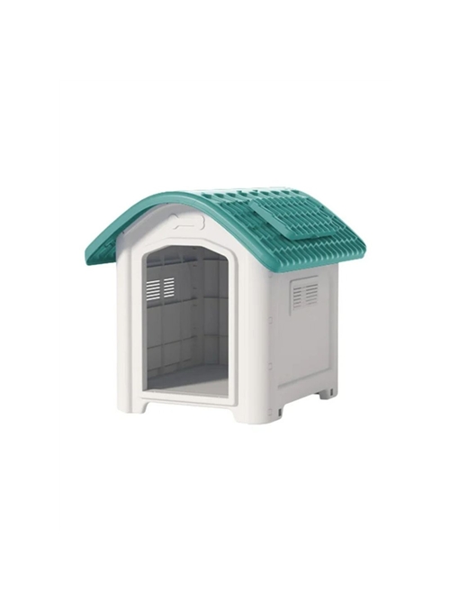 Nobleza Casota Exterior para Cão Verde | Abrigo Resistente e Confortável - Verde - 72,6 x 61 x 63cm - NBZ1004