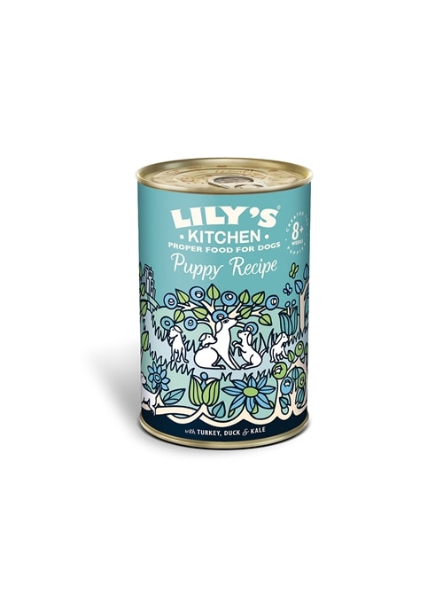 LILYS KITCHEN PUPPY LATA - Peru com Pato - 400gr - 12496434