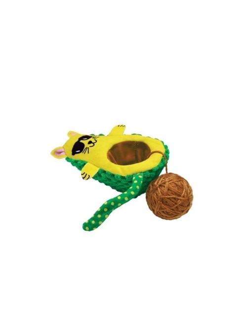 KONG Cat Wrangler AvoCato – Brinquedo Interativo com Catnip - Sortido - KCA462E