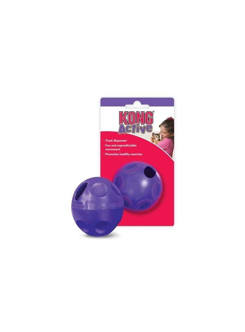 KONG Bola Dispensadora de Snacks para Gato – Brinquedo Interativo - Sortido - KPE4E